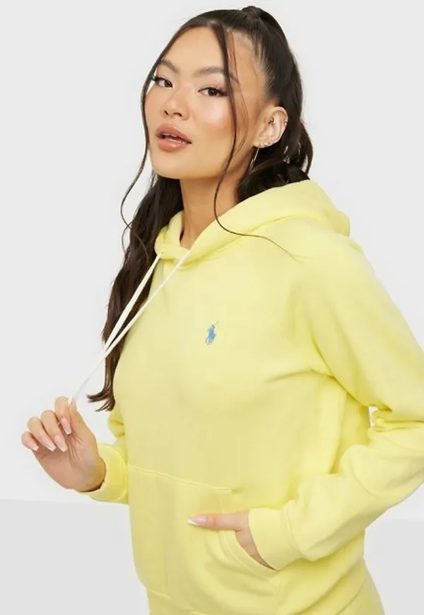Polo Ralph Lauren Shrnkhdsmpp-Long Sleeve-Knit Hoodies Yellow