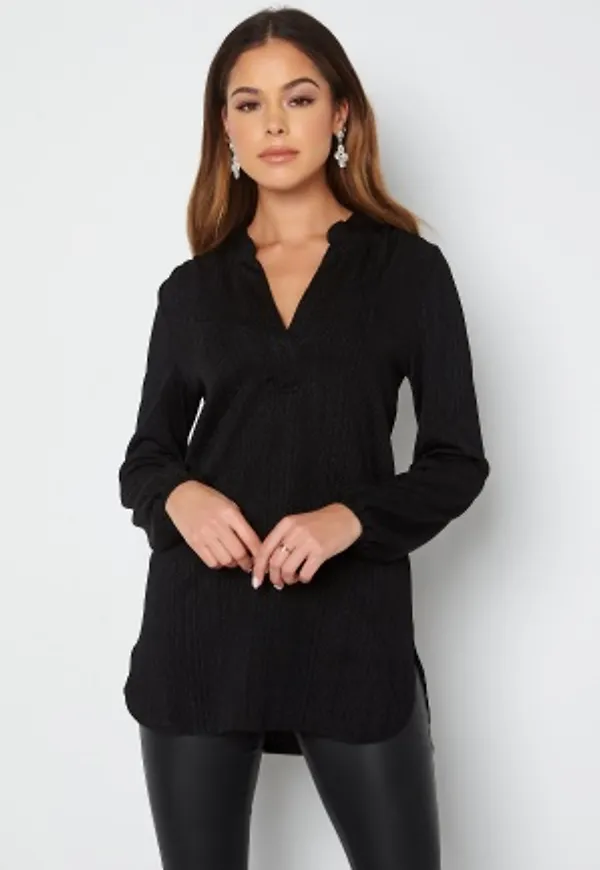 Happy Holly Milly sparkling tunic Black / Glitter 40/42