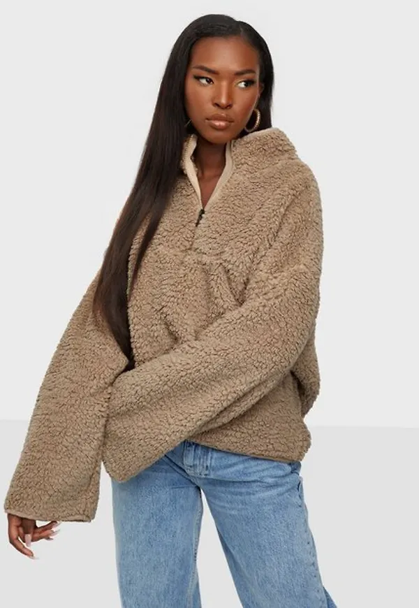 Noisy May Nmnora L/S Teddy Anorak Ko Sweatshirts