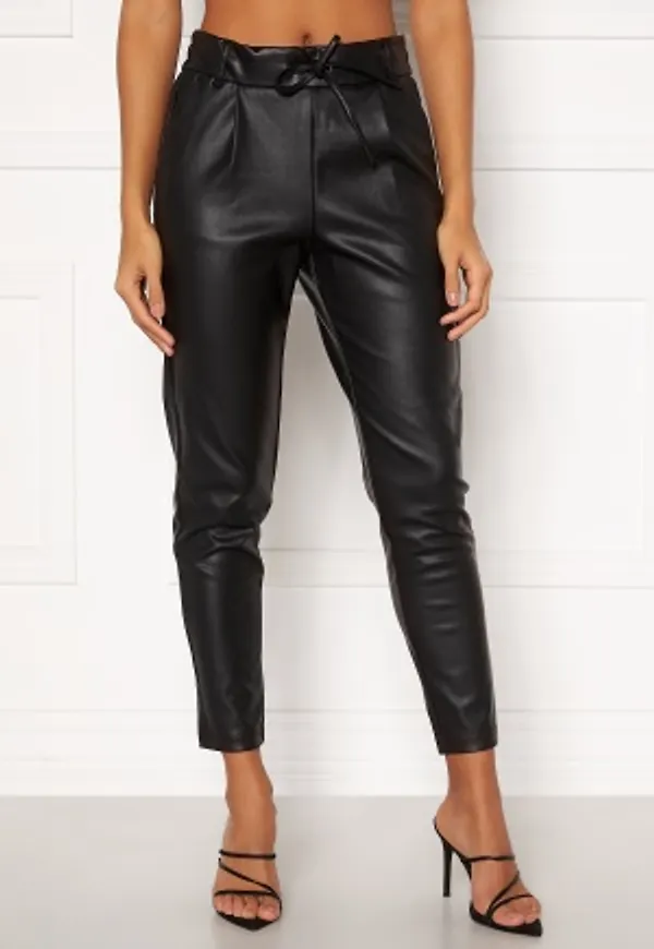 ONLY Poptrash Easy Coated Pant PNT Black S/32