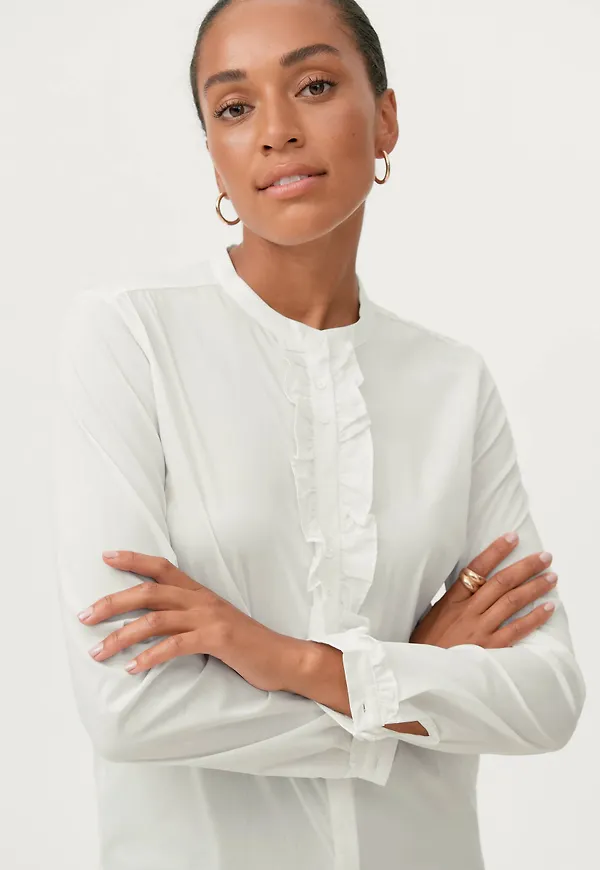 Saint Tropez - Blus BuffySZ LS Shirt - Vit