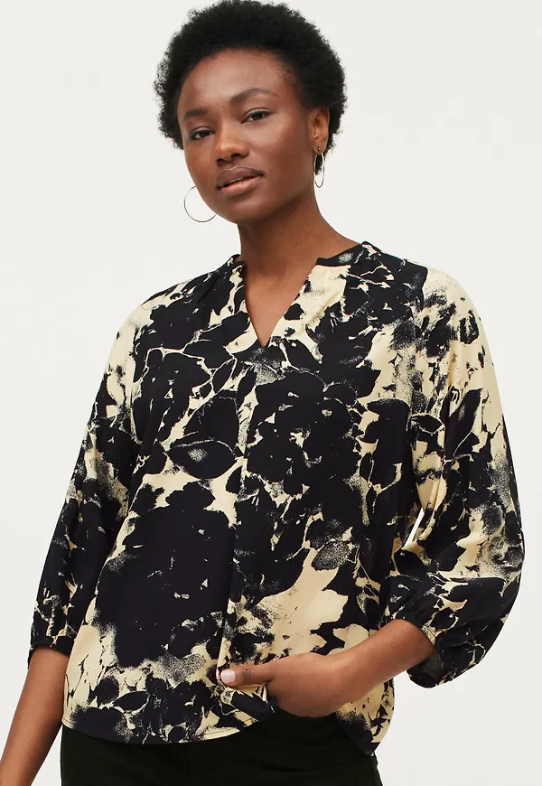 Soaked in Luxury - Blus slRipley Blouse 3/4 - Blå