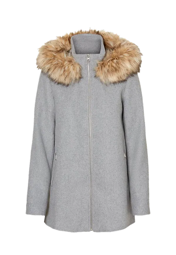 Vero Moda - Jacka vmCollaryork Collar Wool Jacket - Grå