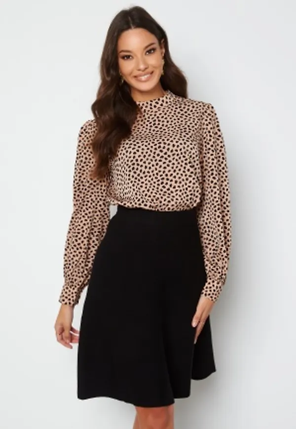 Rut & Circle Irma Blouse 174 Beige/Black Pri S