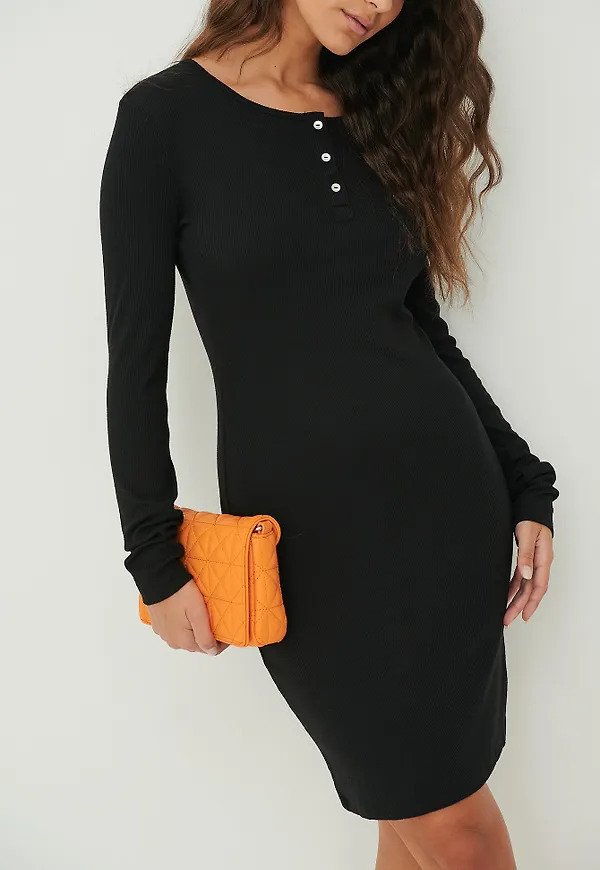 NA-KD Recycled KLÄNNING - Black