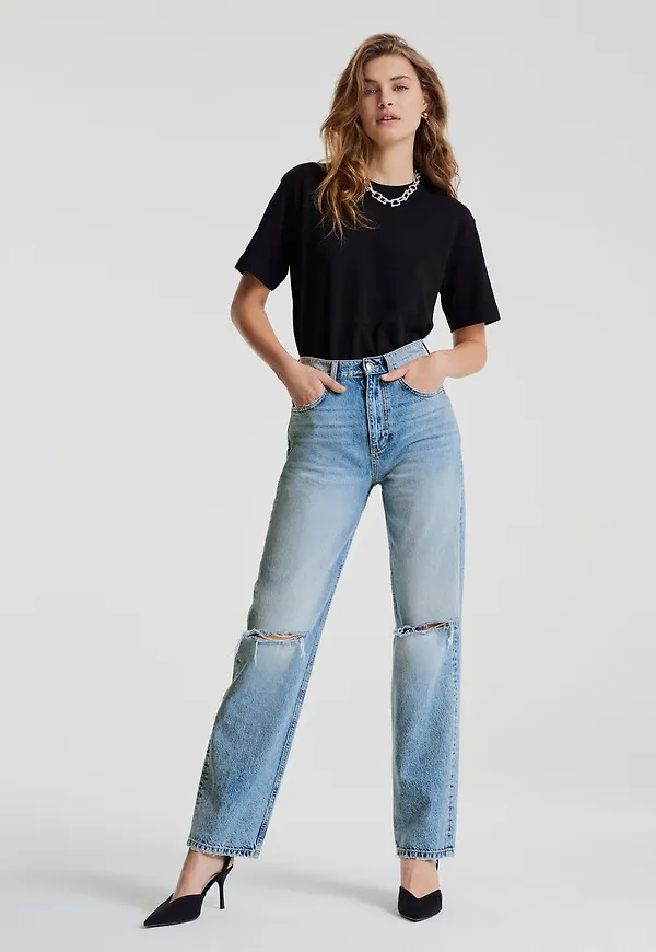 90s high waist jeans