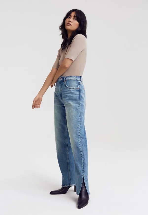 90s petite slit jeans