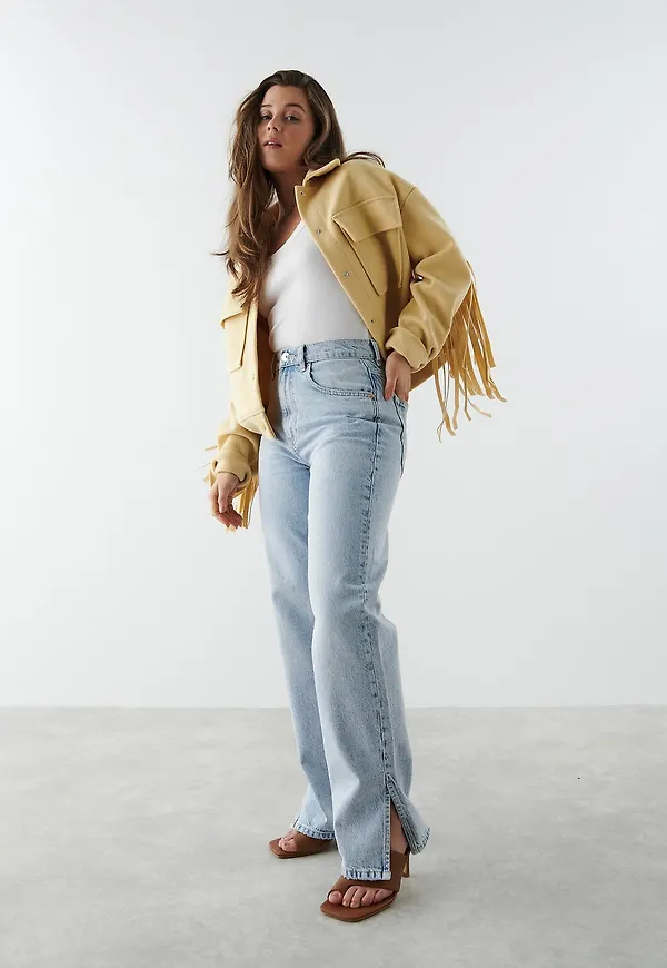 90s petite slit jeans