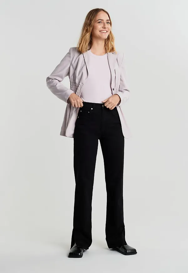 90s tall slit jeans