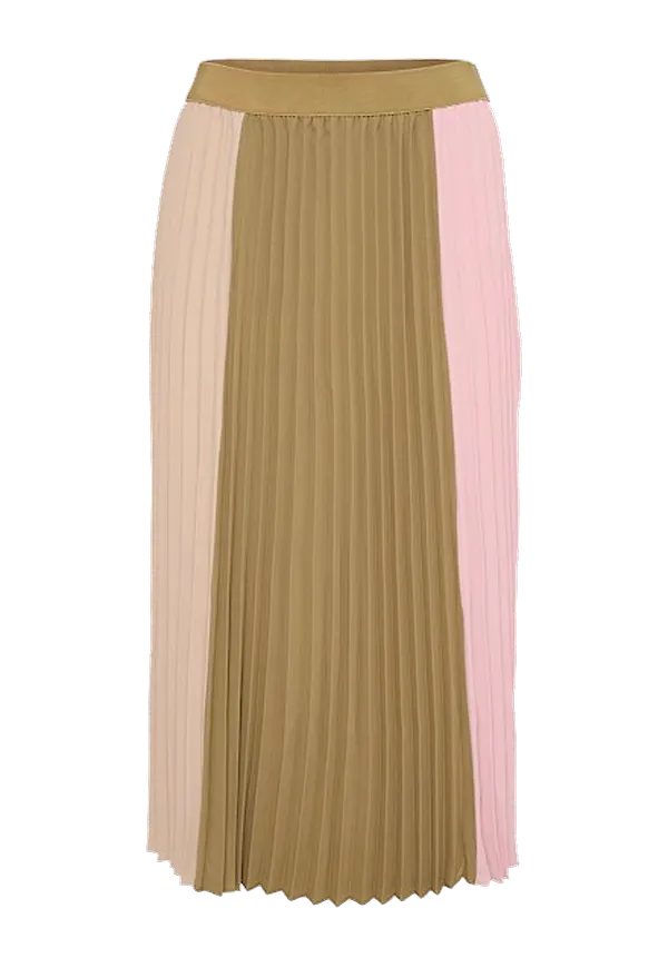 Culture - Kjol cuBetty Block Skirt - Brun