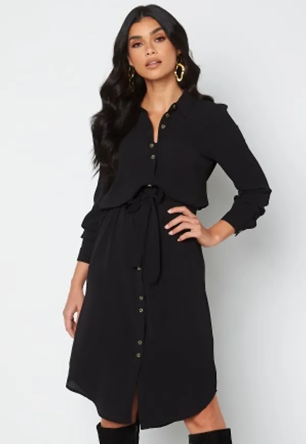 VERO MODA Sasha shirt l/s dress Black L