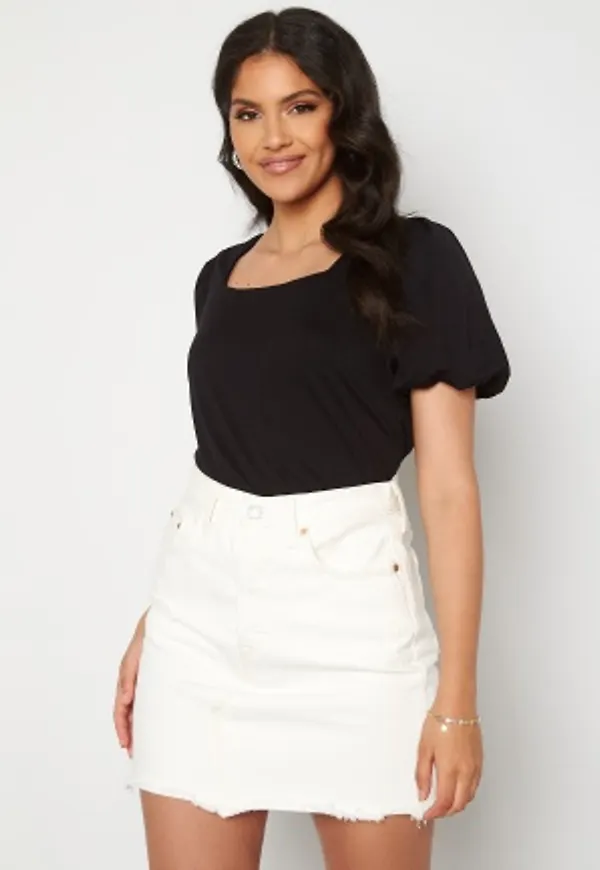 JDY Dicte Puff Sleeve Top Black XS