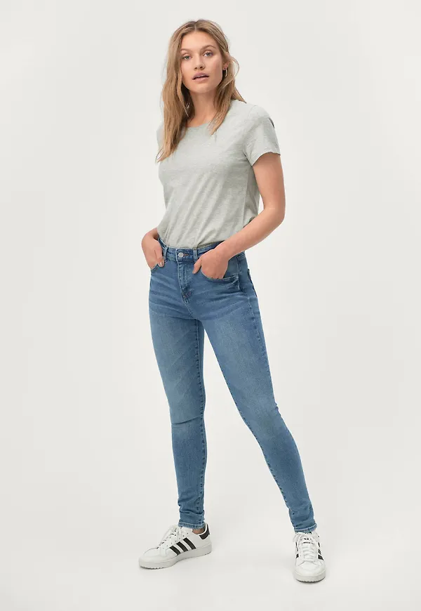 Ellos - Jeans Thea High Waist - Blå
