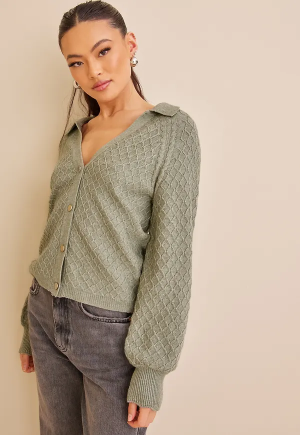 Object Collectors Item - Cardigans - Objnovia L/S Knit Cardigan 119 - Tröjor - Cardigans