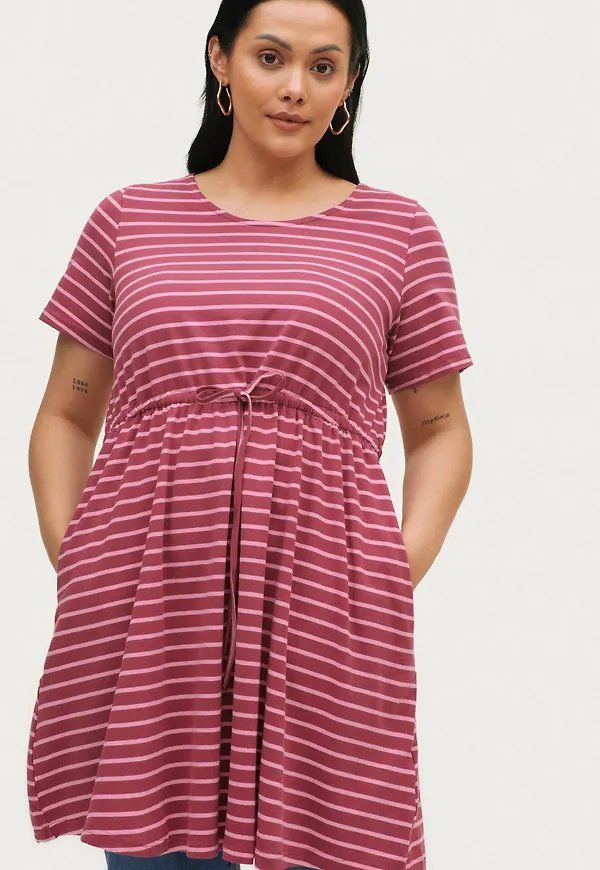 Zizzi - Tunika vDorit S/S Tunic - Röd