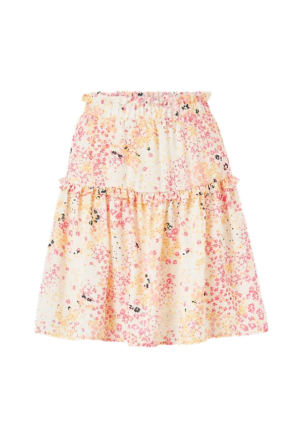 Vero Moda - Kjol vmHannah Foil HW Short Skirt Wvn - Natur