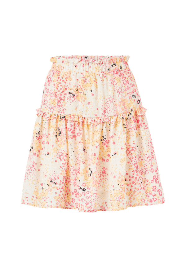 Vero Moda - Kjol vmHannah Foil HW Short Skirt Wvn - Natur