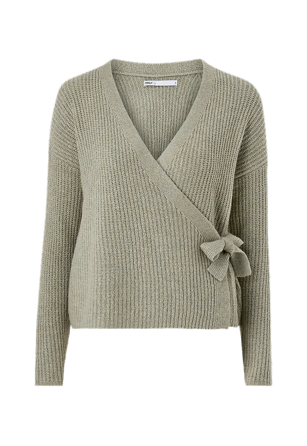 Only - Cardigan onlGabi Life L/S Wrap Pullover - Grön