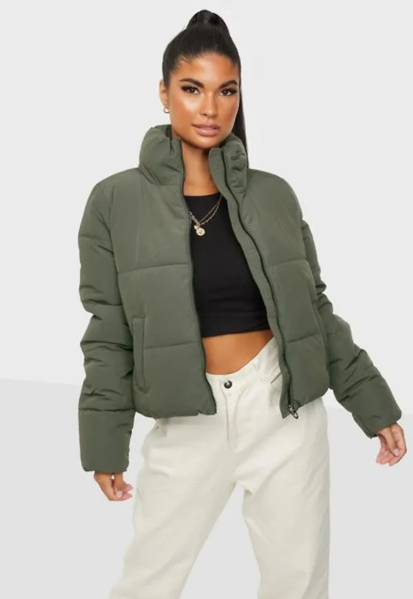 Only Onldolly Short Puffer Jacket Otw No Dunjackor Grape Leaf