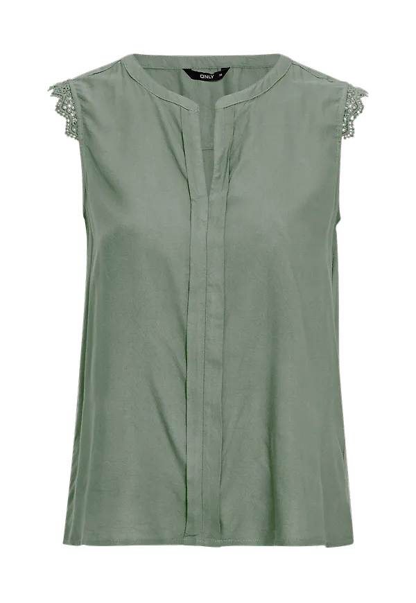 Only - Topp onlKimmi S/L Top - Grön