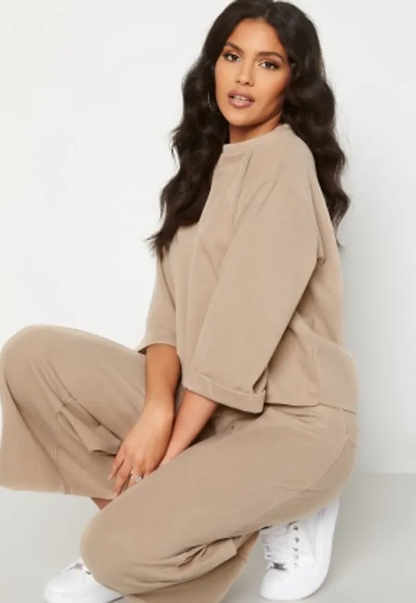 Trendyol Top Pant Set Bej/Beige S