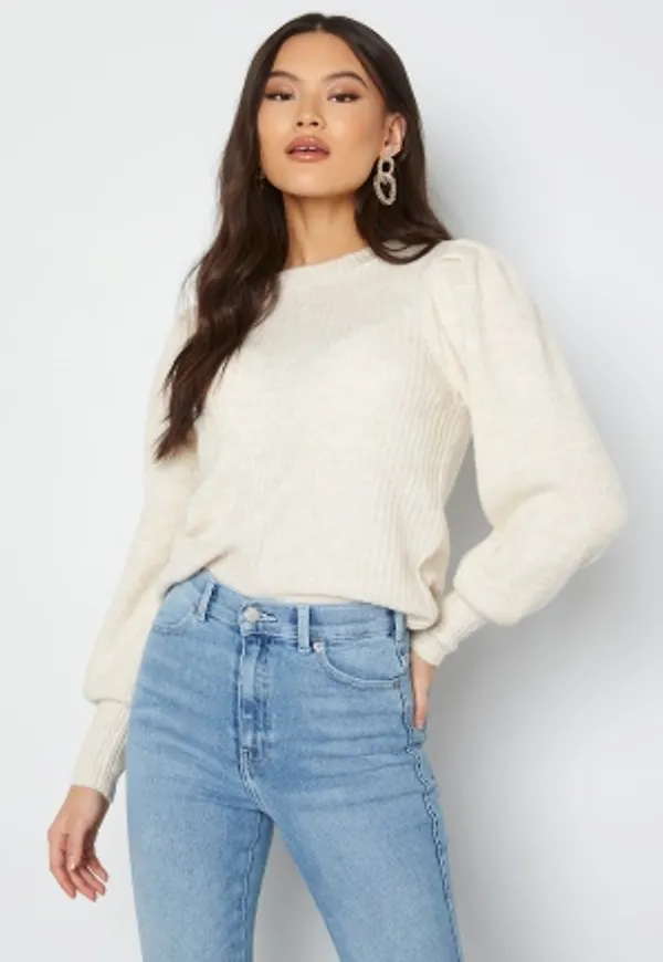 VILA Vanna L/S Knit Top Birch M