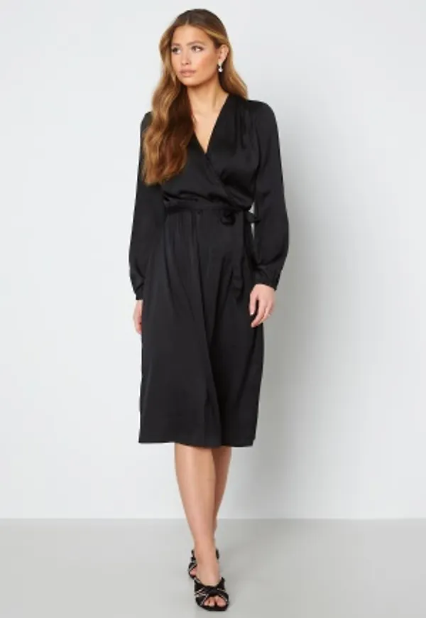 BUBBLEROOM Olga midi dress Black XS