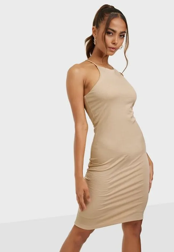 Gina Tricot Serena dress Fodralklänningar Cement