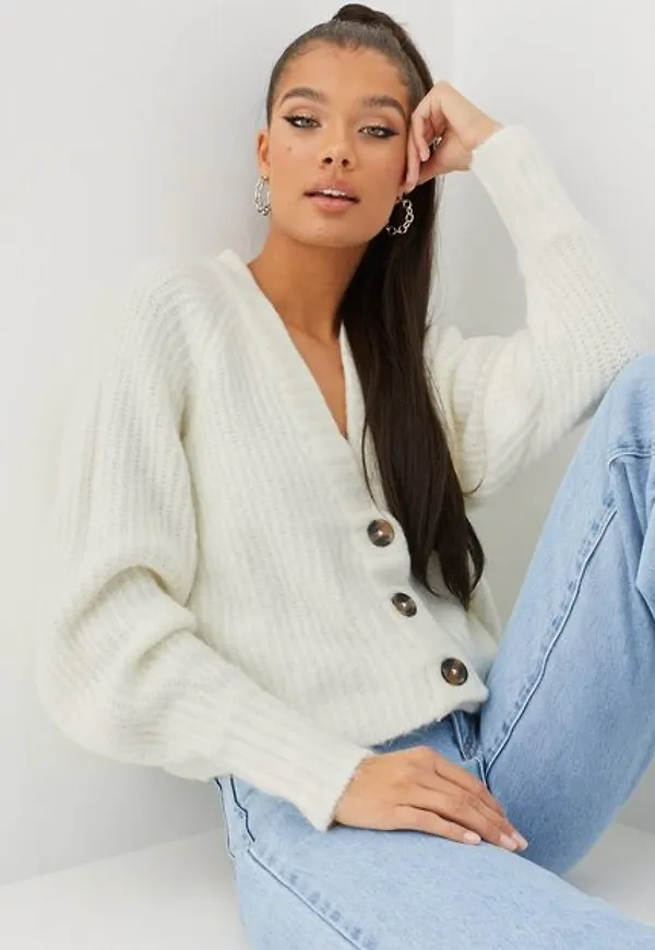 Gina Tricot Kayla Knitted Cardigan Cardigans Warm