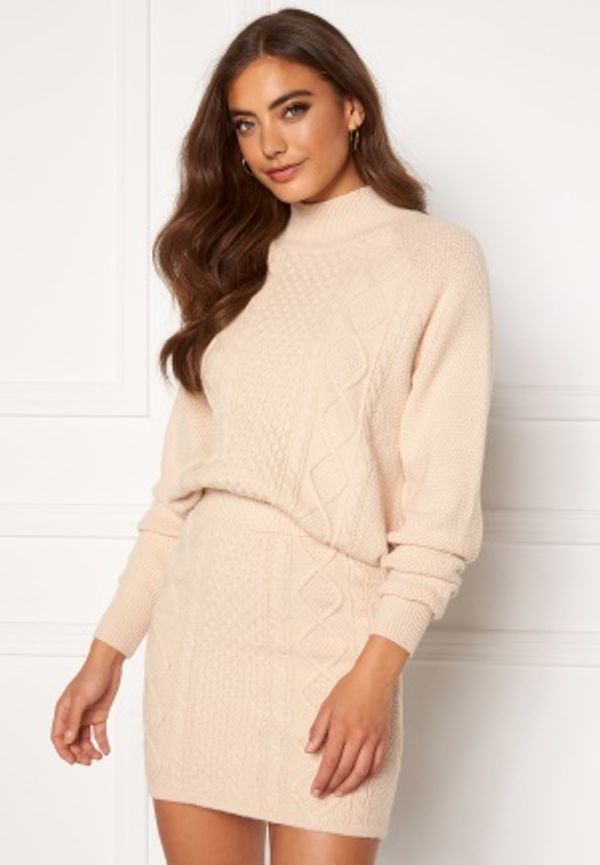 BUBBLEROOM Aisha knitted sweater Cream XL