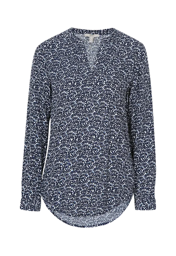 Esprit - Blus Core Cv Crepe E - Blå