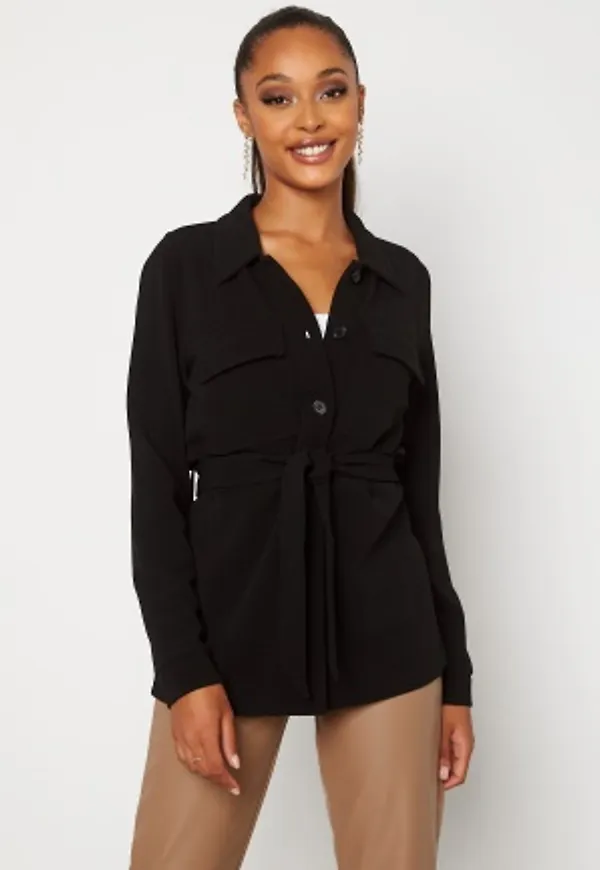 Happy Holly Alessi jersey shacket Black 48/50
