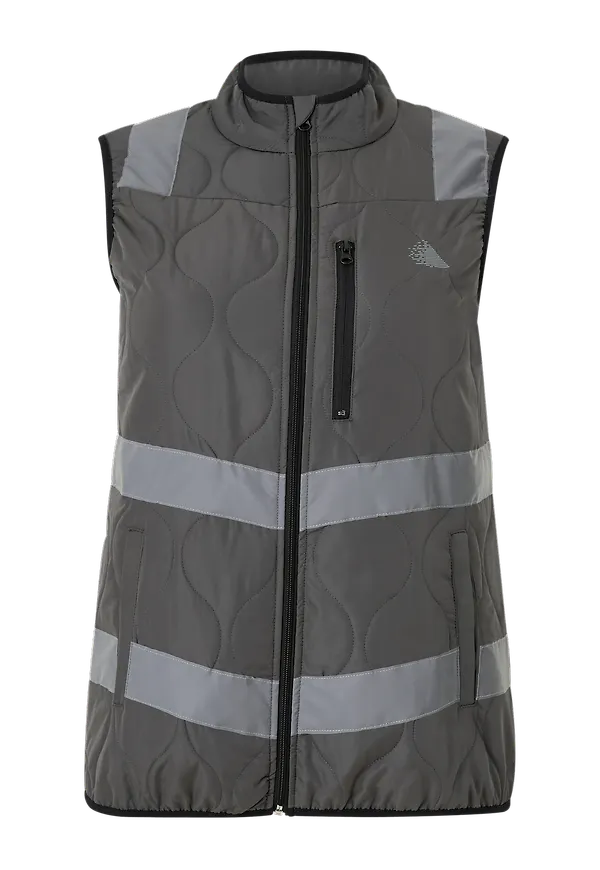 Zizzi - Väst aKamus Waistcoat - Grå