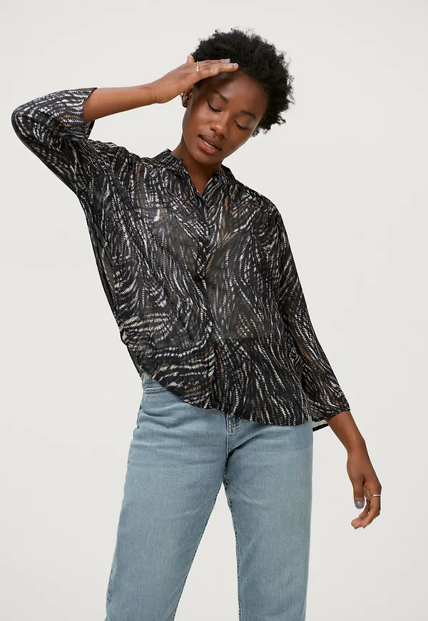 Saint Tropez - Blus BilleSZ 3,4 SL Shirt - Blå