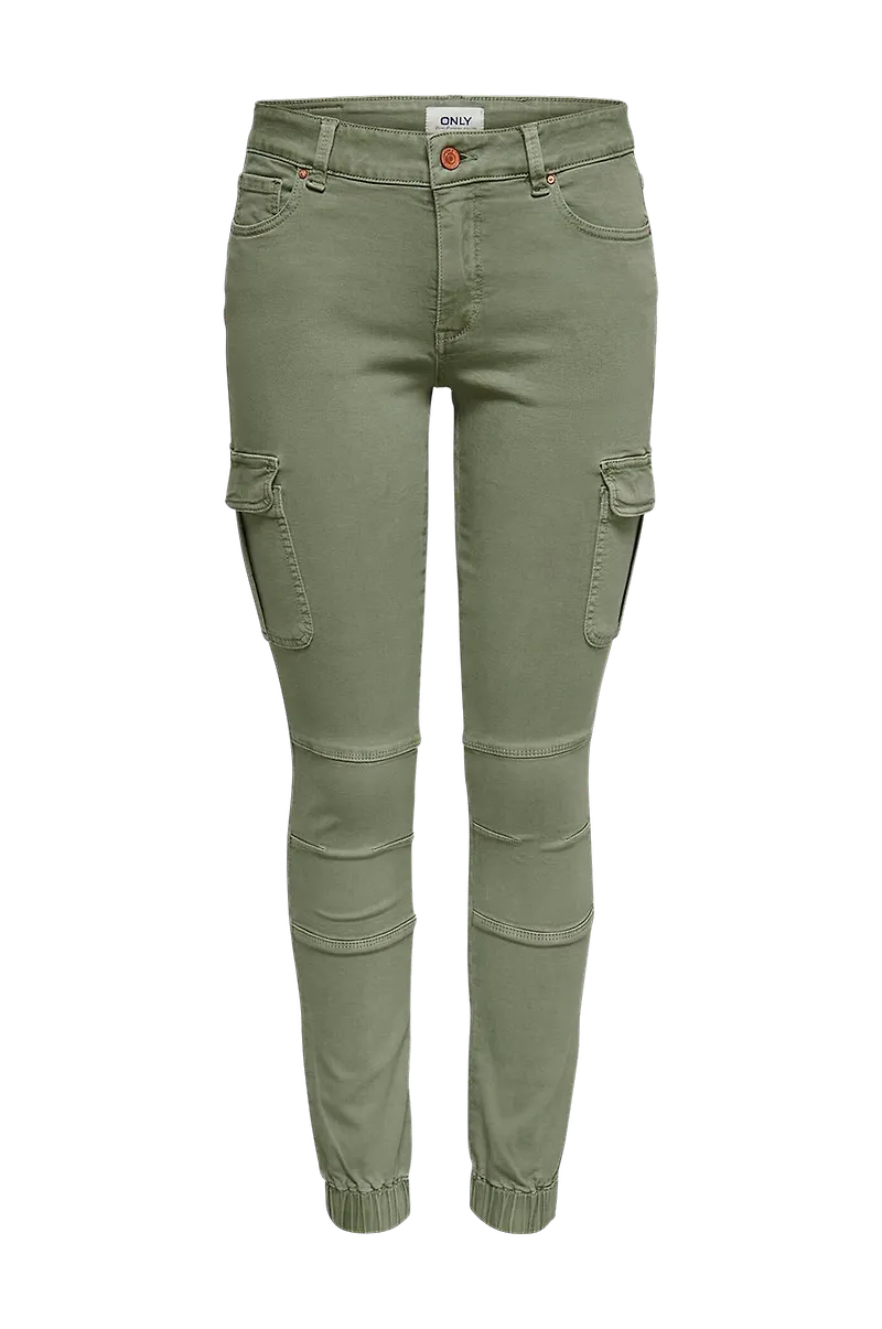 Only - Byxor onlMissouri Reg Ankle Cargo Pant Skinny - Grön