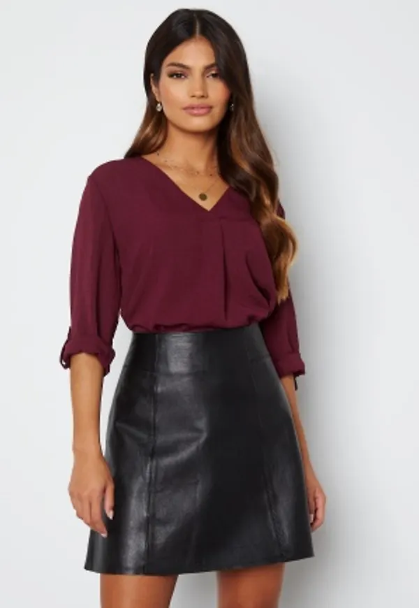 JDY Divya 3/4 Top Windsor Wine 42