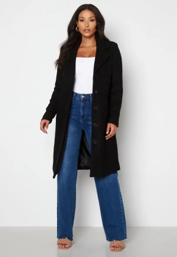 Happy Holly Corinne wool coat Black 48/50