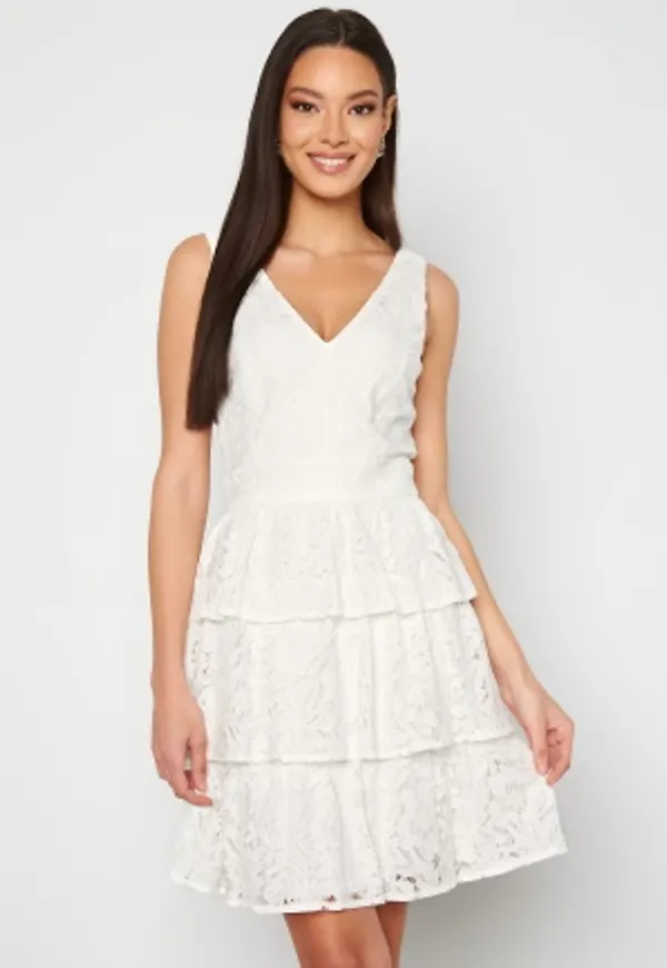 Moments New York Lemonie Lace Dress White 40