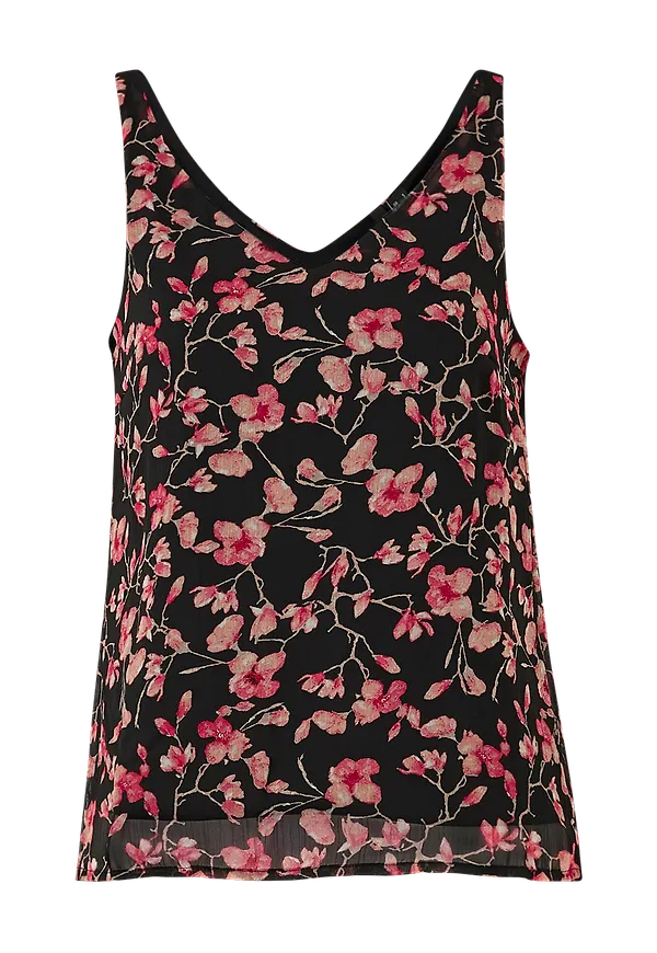 Vero Moda - Blus vmWonda Miami Singlet - Svart