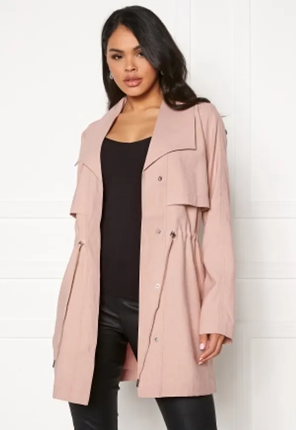 VILA Anina Parka Coat Pale Mauve 34