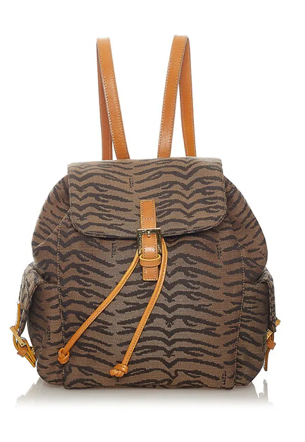 Fendi Canvas Backpack