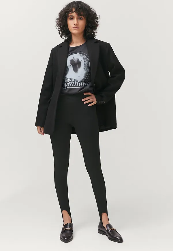 Gina Tricot - Leggings Josie Stirrup Leggings - Svart