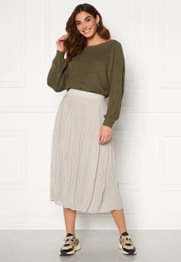 VILA Milina HW Midi Skirt Dove 42