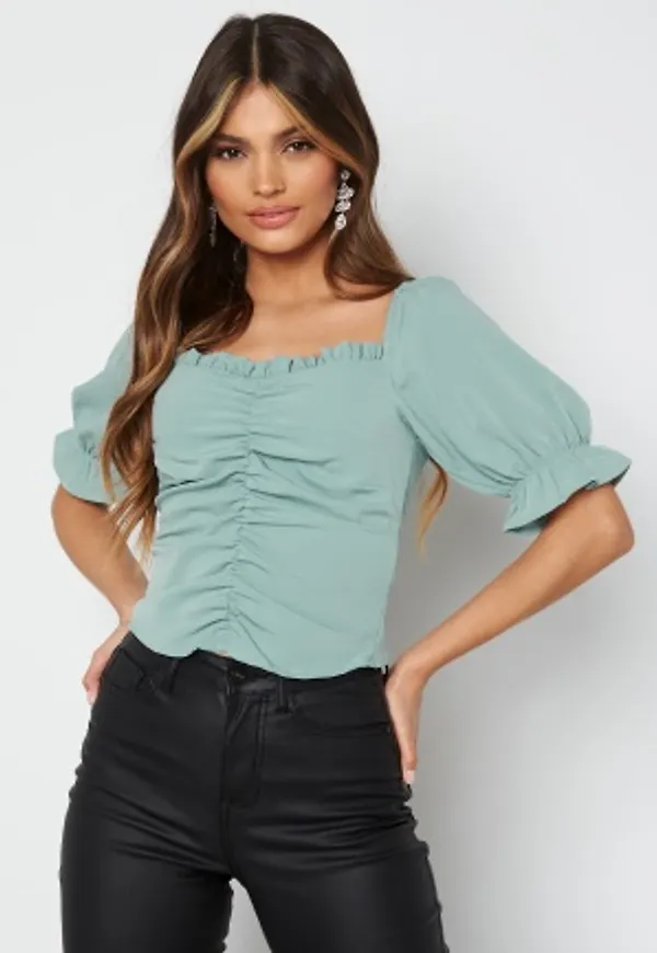 BUBBLEROOM Parisa blouse Dusty green 36