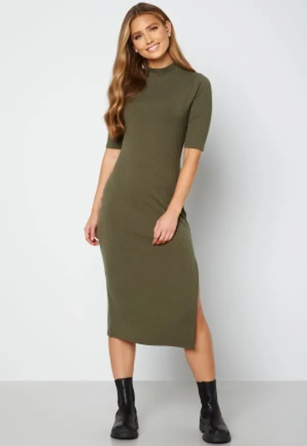 Lojsan Wallin x BUBBLEROOM Rib dress Green M