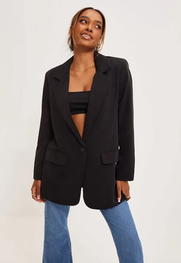 Only Onllana-Berry L/S Ovs Blazer Tlr No Kavajer Black