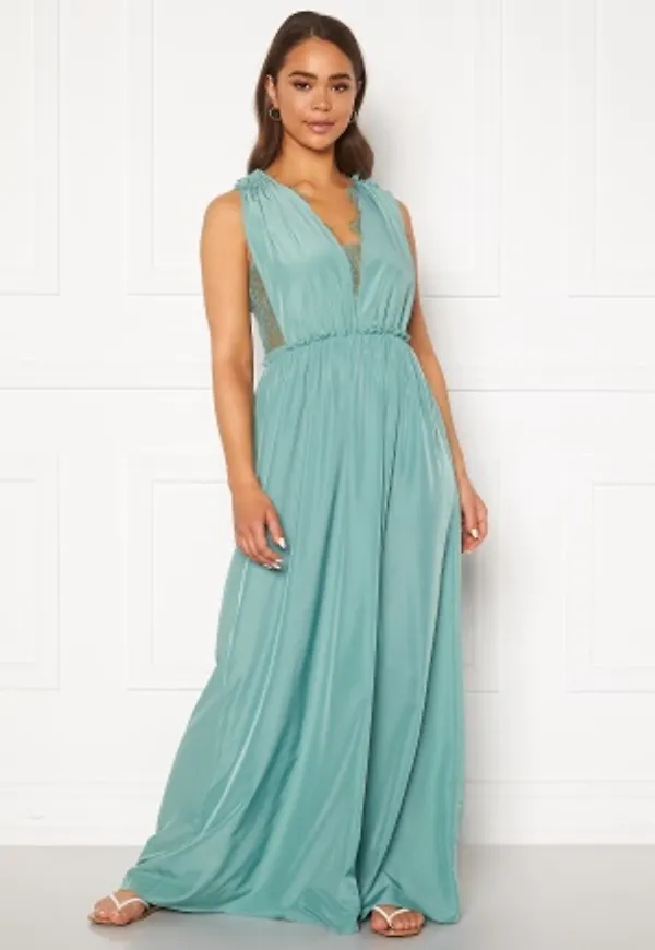 Y.A.S Elena SL Maxi Dress Oil Blue M