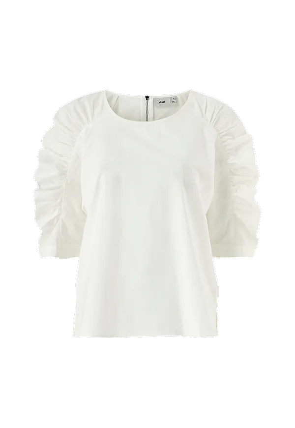 ICHI - Blus ixSaga SS Top - Vit