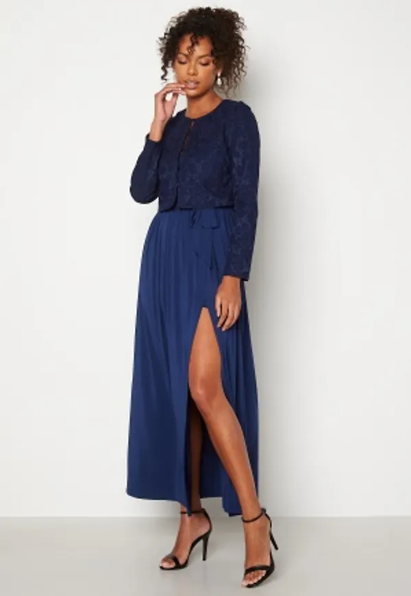 Bubbleroom Occasion Aleina  Lace Jacket Navy 42