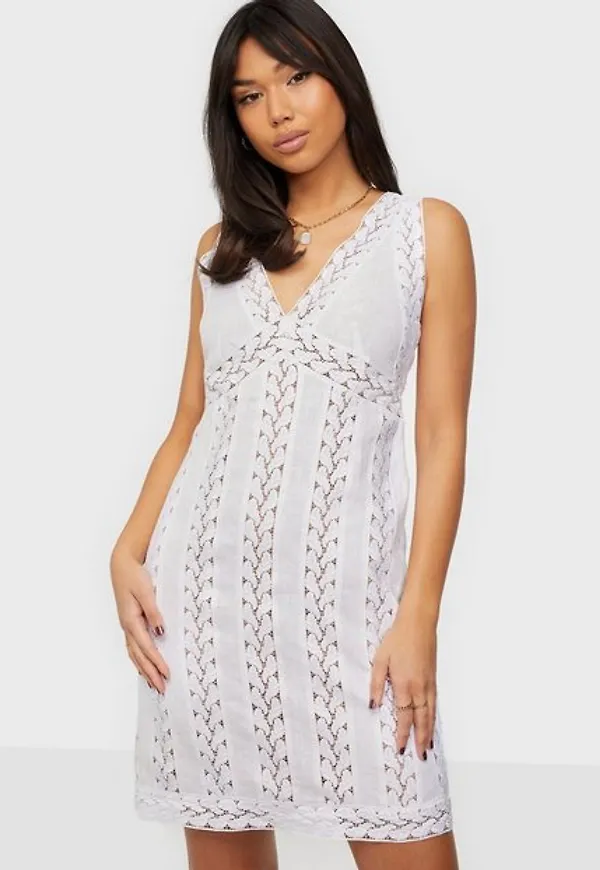 Michael Michael Kors Striped Rope Lace Mini Dr Klänning